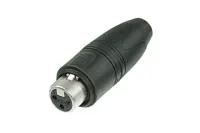 Neutrik NC3FXX-HD-D- Кабельный разъем XLR 3-pin (розетка), на кабель диаметром 6–8 мм, под пайку, IP67