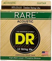 DR RPL 10/12 - Струны для 12 струнной акустической гитары