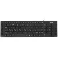 Клавиатура Acer OKW010 черный USB slim Multimedia