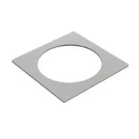 FORMING FUNCTION 9003000102- Металлическая рамка для 1 встраиваемой розетки серии Powerdot, серебристая