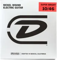DESBN1046 Super Bright Комплект струн для электрогитары, никелированные, Medium, 10-46, Dunlop