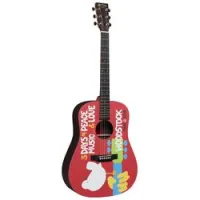 Martin DX Woodstock  электроакустическая гитара, Dreadnought, корпус HPL, Fishman