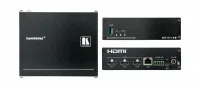 Кодер/декодер и передатчик/приемник в/из сети Ethernet сигнала HDMI c эмбедированием/деэмбедированием аудио Kramer Electronics [KDS-10] ; поддержка 4K60 Гц 4:4:4 в однопотоковом режиме, 4K60 Гц 4:2:0 в двухпотоковом режиме, H.264/H.265