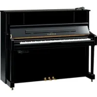 Yamaha U1J PEC  пианино 121см. , цвет чёрный полированный, с хромированной фурнитурой, с банкеткой
