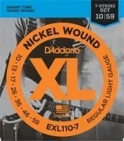D"addario Exl110-7 Nickel Wound 7-string Regular Light 10-59