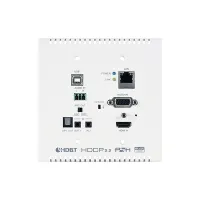 Cypress CH-2602TXWPUS- Настенная панель-передатчик сигналов HDMI 4K2K, Ethernet, USB, двунаправленного ИК и RS-232 из витой пары с PoH (48 В) от приемника, HDBaseT, обратное аудио, исполнение для США