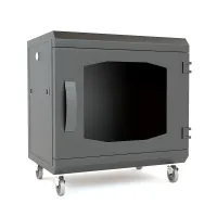 Qtex QER-8U60-TB- Мобильный рэковый корпус 19'', 8U, нагрузка до 352 кг