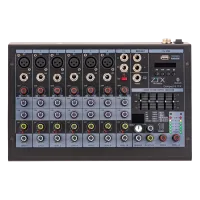 ZTX audio Compact 6.1Fx микшерный пульт 6mono, 1stereo каналы с MP3/DSP/BT