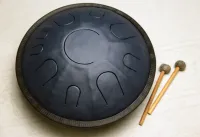 PNG-GD-36MM Глюкофон кованый "Грандрам", синий металлик 36см, с палочками и чехлом, Pangooda Drums