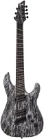 SCHECTER C-7 MULTISCALE SILVER MOUTAIN - 7-струнная электрогитара, 24 лада, мультимензура, корпус: красное дерево, гриф: красное дерево, 3 куска, вклееный, накладка:черное дерево, звукосниматели HH Schecter USA Sonic Seducer, регулировки: 2х громкость, то