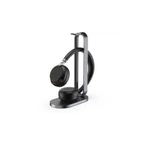 BH72 with Charging Stand Teams Black USB-A, Беспроводная BT,BHC76,Зарядка Qi,HD звук,Шумоподав,Черн.