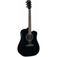 MR710F-BLK MR Series Электро-акустическая гитара, с вырезом, черная, Cort