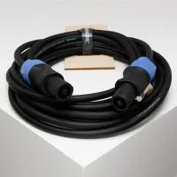SC215-SPSP-25m Кабель акустический гибкий, 2x1,5мм, Speakon, 25м, SHNOOR