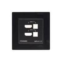 Kramer wp-211t eu panel set комплект из рамки и лицевой панели для коммутатора wp-211t/eu; цвет черный