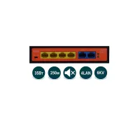 WI-PS205H, Коммутатор неуправляемый PoE 40Вт, порты 4 PoE FE + 2FE, режим 250м + VLAN, Watchdog