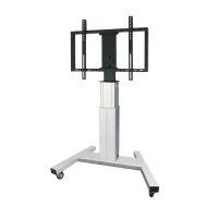 OMB ELECTRIC UP-DOWN MAXI 2.0 (silver) - Стойка моторизированная на колесах для монитора 90"