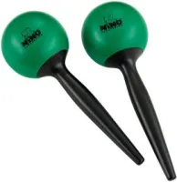 MEINL NINO582GR маракасы пластиковые, зеленый цвет
