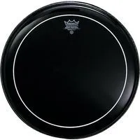 Remo es-0615-ps  15"ebony pinstripe, пластик для бараб. чёрный двойной
