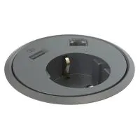 FORMING FUNCTION 9358001209- Встраиваемая розетка серии Powerdot, 1xRJ45, 1хUSB, черная