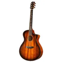 Breedlove jeff bridges oregon concerto bourbon ce  электроак. гитара с кейсом, цвет янтарный берст