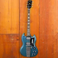 GIBSON CUSTOM SHOP 1964 SG Standard Reissue Ultra Light Aged Pelham Blue электрогитара, цвет - голубой, кейс в комплекте