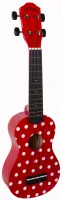 NOIR BY BATON ROUGE NU1S - ladybug - сопрано укулеле, 12 ладов, корпус: клён, гриф: клён, накладка: выкрашенный клён, божья коровка