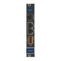 Плата Kramer Electronics [HDBT7-OUT2-F16(DT)/STANDALONE] c 2 выходами UHD HDMI и входами/выходами аналогового стерео аудио на 3,5-мм разъемах