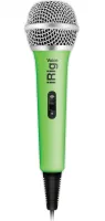 IK MULTIMEDIA iRig Voice - Green ручной микрофон для караоке с аналоговым подключением к iOS и Android устройствам, зеленый