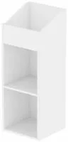 Glorious record rack 330 white  стойка для виниловых пластинок, вместимость до 330 шт. , цвет белый