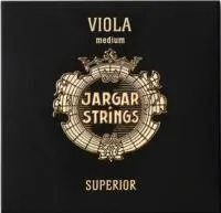 Струна d для альта jargar superior medium js600.032.2101 - синтетическая струна с серебряной обмоткой ре/2 для альта, среднее натяжение