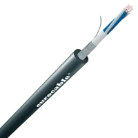 Eurocable CVS LK04N7 - Микрофонный, четырёхжильный, чёрный, экранированный кабель 7 мм (Starquad)