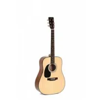 Sigma guitars dm-1l  левосторонняя акустическая гитара, дредноут, верхняя дека массив ситхинской ели