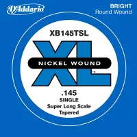 XB145TSL Nickel Wound Tapered Отдельная струна для бас-гитары, .145, Super Long Scale, D'Addario
