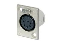 NEUTRIK NC5FP-1 Разъем XLR FEMALE панельный (5 контактов)