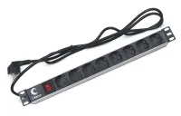 Блок розеток 19, 8 розеток Cabeus PDU-8P-2EU