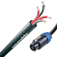 Eurocable S81FC840M3Y - Спикерный кабель 8x4мм.кв., разъём Speakon, 3м