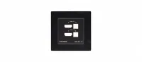 Комплект из рамки и лицевой панели для коммутатора WP-211T/EU Kramer Electronics [WP-211T EU PANEL SET] ; цвет черный