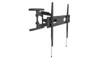Универсальное шарнирное настенное крепление Wize [WA90] для 42"-90" LCD телевизоров, VESA 600x400, угол наклона  -8/+12 , расстояние от стены 8.4-54.3 см, до 50 кг, черн., розн. упаковка