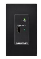 Crestron HD-RX-101-C-1G-E-B-T, настенный приемник, удленитель сигнала по витой паре через HDMI. 4К 40м. HD 1080p 70 м. цвет черный