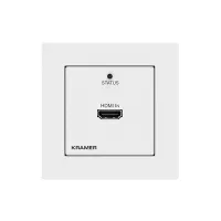 Kramer WP-789T/EU-80/86(W)- Настенная панель-передатчик HDMI 2.0 4K/60 (4:2:0) с HDCP 1.4/2.2 и EDID, двунаправленных RS-232, ИК по витой паре HDBaseT