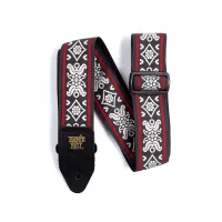 Ernie Ball 4669 жаккардовый ремень с рисунком Blackjack Red