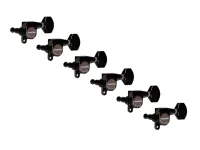 SG360-07-B-L6 Колки для гитары 6л, черные, Gotoh