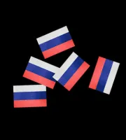 Конфетти бумажное Российский флаг