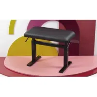 Hidrau bm44hp eder black 28  банкетка с подъемным механизмом, черный цвет, сидение черная кожа