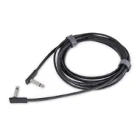 Rockboard rbo cab fl 300blk aa  кабель инструментальный плоскопрофильный, 3м, угловой-угловой