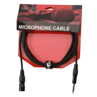 HardCord MSS-30 микрофонный кабель XLR(M)-Jack stereo 6,3mm  3m