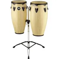 Meinl hc812nt  headliner conga set комплект конго 11"and12" со стойкой, дуб, цвет natural (2 кор)