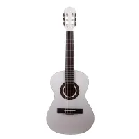 ARIA FIESTA FST-200-53 WH (1/2) - классическая гитара, 19 ладов, верхняя дека: липа, задняя дека и обечайка: липа, гриф: нато, накладка: техвуд, цвет - белый