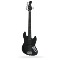 Sire v3-5 bks  5-струнная бас-гитара, форма jazz bass, активная электроника, цвет черный матовый