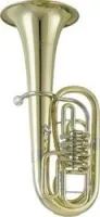V. f. cerveny cep 433-3-o  баритон (эуфониум) bb 3x вентильный овальный, лак золото